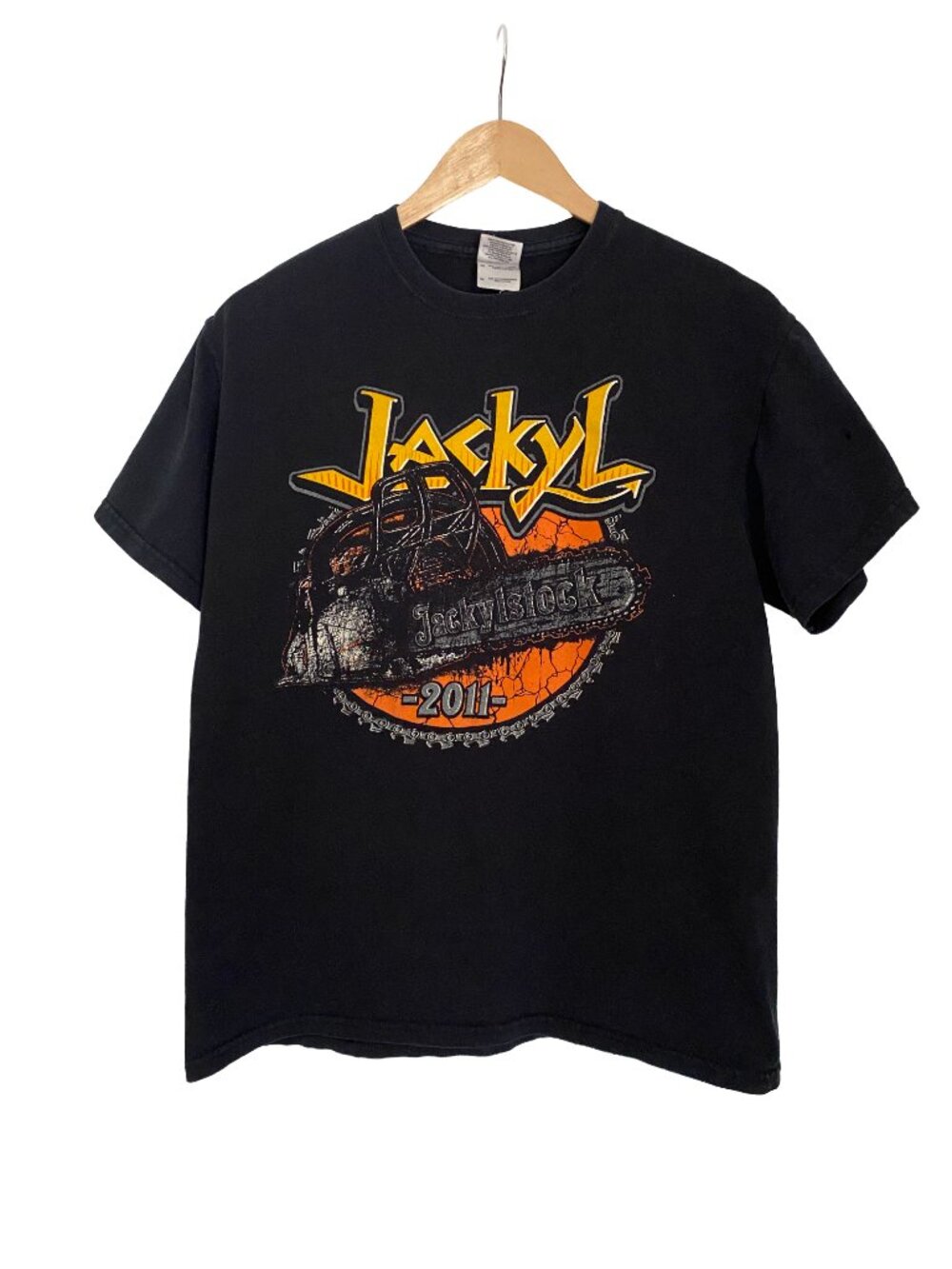 Jackylstock 2011 - Jackyl Band Concert T-Shirt - Black Graphic Tee - Size Medium